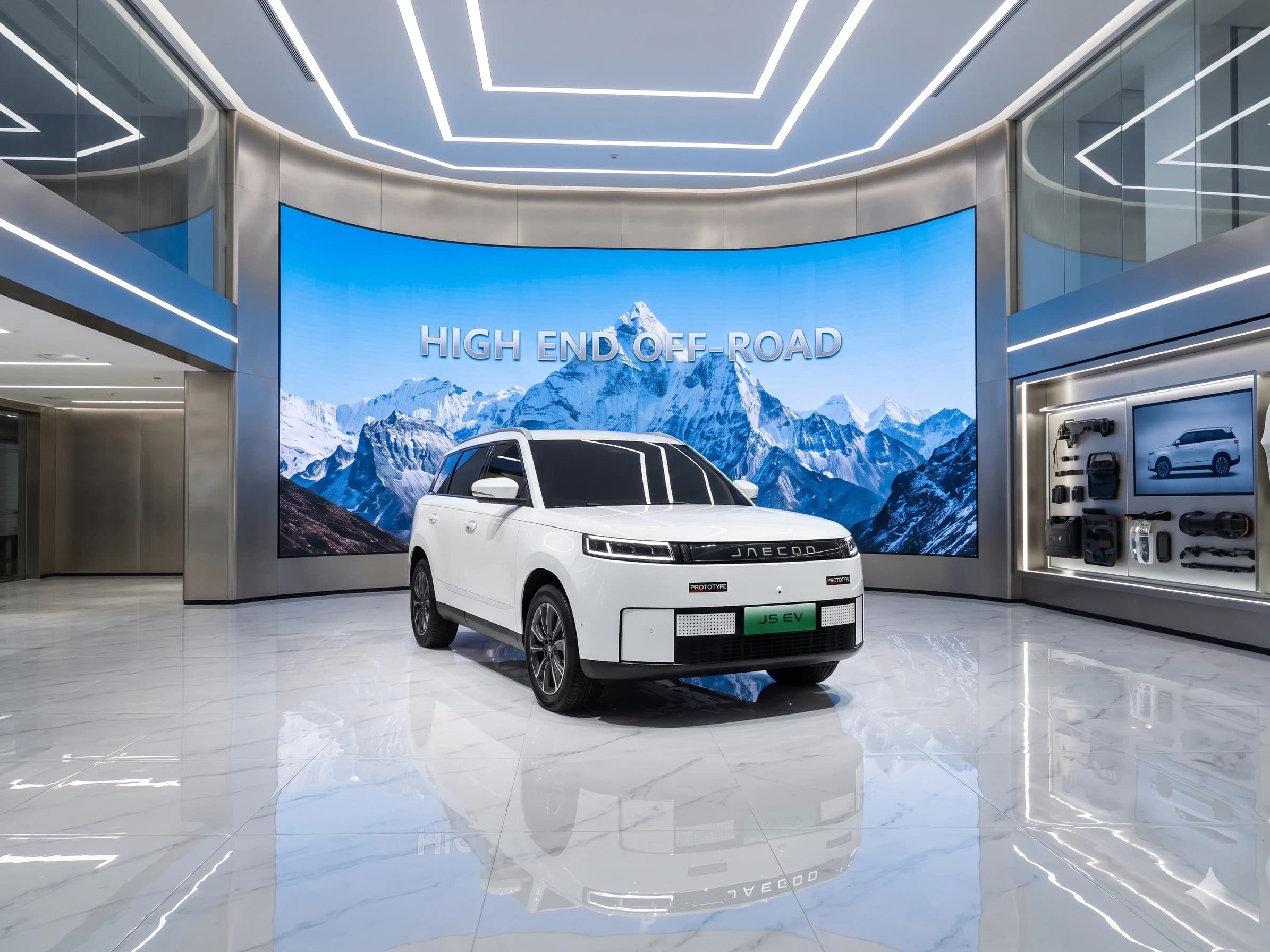 Interior Mewah Kabin Jaecoo J5 EV dengan Layar 13.2 inci