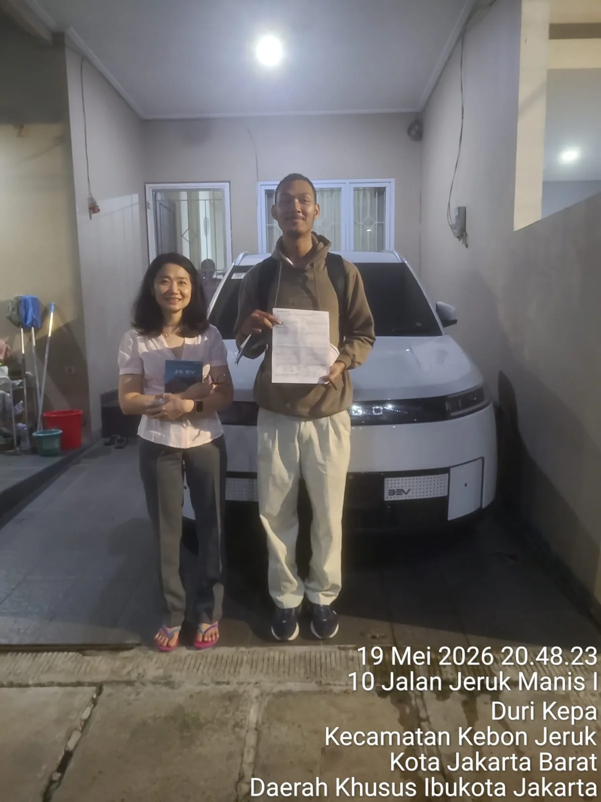 Pengiriman unit Jaecoo ke Ibu Eti